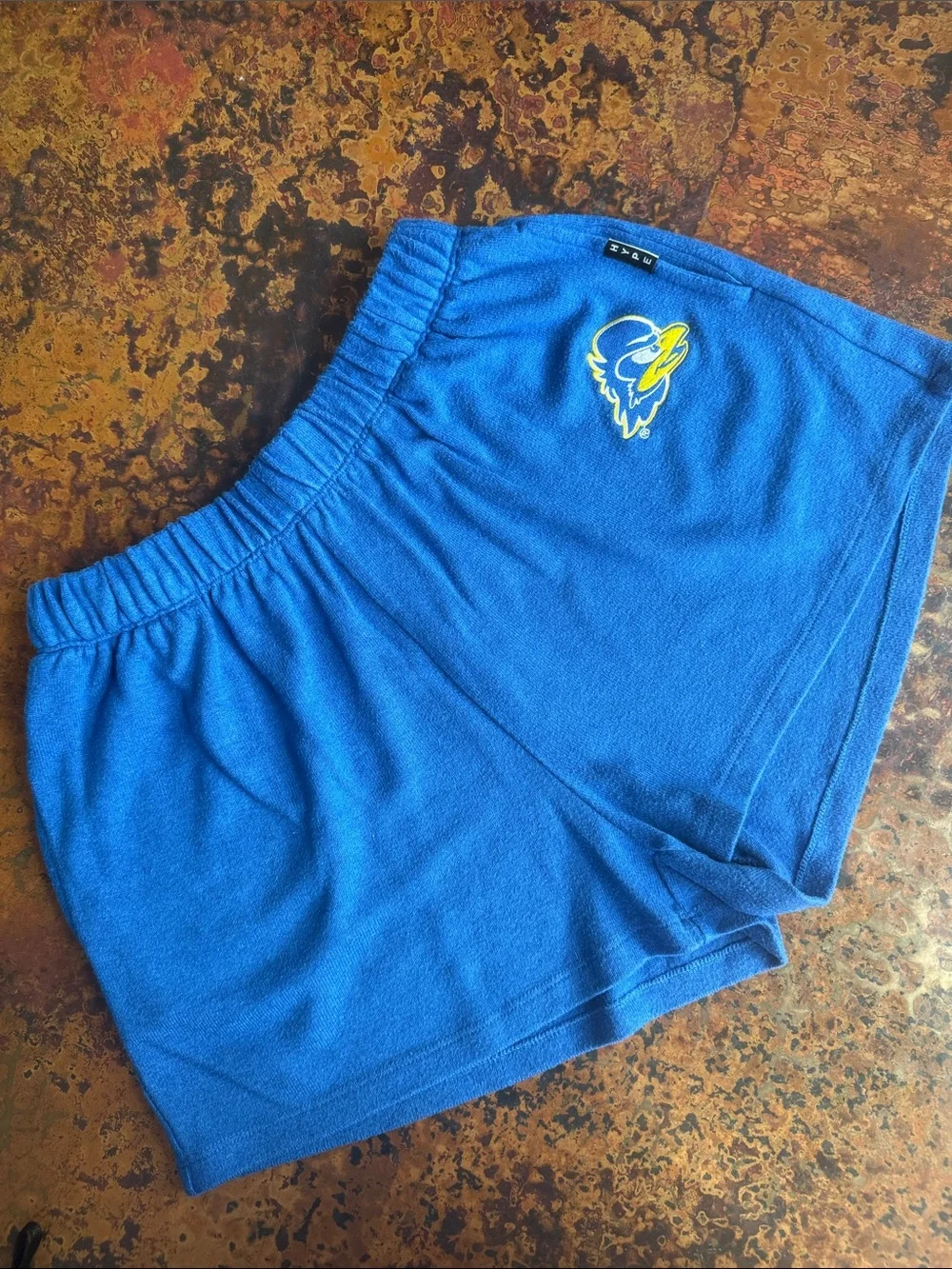 Hype & Vice University of Delaware High Waisted Blue Athletic Shorts 2” Inseam-S